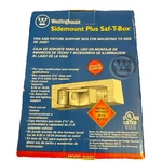 Westinghouse 0124000 4-5/8"w By 2-1/8" Deep Sidemount Plus Fan Box Mounting Kit. Fixed Price $18.67.