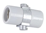 B&p Lamp Twin Med. Base, Glazed Porcelain Socket With Double 1/8ip Bushing. Fixed Price $13.75.