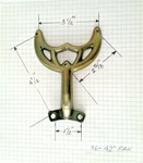 42"antique Brass Ceiling Fan Blade Arm Replacement Bracket, Hunter & Hampton Bay. Fixed Price $10.95.
