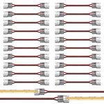 Visdoll 20 Pack Cob Led Connectors, 2 Pins 8mm Strip To (with Wires). Fixed Price $14.64.