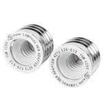 Yilighting Supplier (e26/e27 To E12 Adapter) E26 28 X 26 33mm, Silver. Fixed Price $10.48.