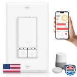 Greencycle Smart Dimmer Switch 1pk Single Pole Wifi Light Neutral Wire Alexa. Fixed Price $32.98.