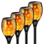 Youngpower Solar Torch Lights Flickering Flame, 43" Outdoor Landscape 4-pack. Fixed Price $82.48.