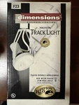 Hampton Bay Halogen Track Light Head White F23. Fixed Price $16.00.