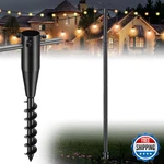 Keplrend String Light Poles For Outside 9.3 Ft - 2 Pack Outdoor Patio Decor. Fixed Price $85.56.