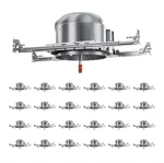 24 Pack 6 In Recessed Lighting Housing, Can Light Construction. Fixed Price $299.92.