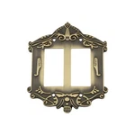 Nostalgic Warehouse Vic Swplt R2 Brass Victorian Double Rocker / Gfi Wall Plate. Fixed Price $46.50.