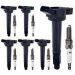 Uf487 Ignition Coil & 6619 Iridium Spark Plugs Compatible With Camry Avalon S.... Fixed Price $103.77.