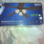 Harbor Breeze Barnstaple Bay #0593742 52 Inch Antique Bronze Finish Reversible. Fixed Price $77.00.