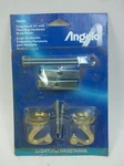 Angelo No. 70450 Swag Hook Kit With Mounting Hardware Brass Finish. Fixed Price $9.66.