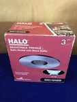 Nos Halo 3001snbb Adjustable Pinhole 3" Satin Nickel Black Baffle. Fixed Price $14.95.