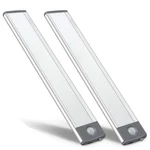 30-led Motion Sensor Light, Magnetic Under Cabinet, Usb Rechargeable, 2-pack. Fixed Price $28.40.