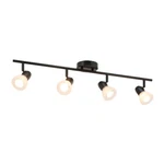 Black Track Lighting Modern Tracks Lights Ceiling Living Room Adjustable. Fixed Price $52.99.