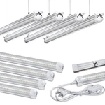 Led Shop Light 4ft 8pack 50w 6000k 7500lm Linkable Plug Play Skymoatled Garage. Fixed Price $129.99.