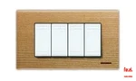 Bticino N4804lfr Plate 4p Ash Wood. Fixed Price $33.96.
