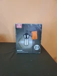 Globe Brown 1-light Matte Black And Gold Plug-in Or Hardwire Wall Sconce. Fixed Price $17.99.