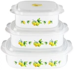 Reston Lloyd Nesting Microwave Containers Set Of 3 W/ Adjustable Steam Vents. Fixed Price $39.34.