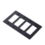Buster + Punch Npl-023592 Wall Plates Quadruple Rocker Switch - Black. Fixed Price $119.00.