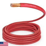 Temco 1/0 Awg 5ft Red Pure Copper Flexible Welding Battery Cable Usa Made. Fixed Price $43.92.