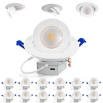 Adetu Recessed Lighting 6 Inch, 360 +90 Adjustable Directional Inch. Fixed Price $246.13.