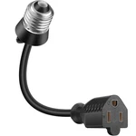 1 Pack 3 Outlet Light Socket Adapter, Convert E26/e27 Bulb To Prong .... Fixed Price $17.82.