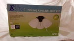 Elite Ceiling Fan Kit Led 3 Light - Rubbed Bronze Finish Frosted Glass. Fixed Price $9.97.