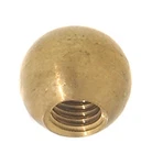 B&p Lamp 1/2" Dia., Brass Ball, Tap 1/4-27f. Fixed Price $8.08.