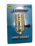 New! Jandorf 3-way Turn Knob Lamp Socket, 250w-250v, #60409. Fixed Price $3.99.