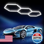 Jtt Hexagon Garage Lights,16pack 128w Led Lights,3 Grids 6500k Su. Fixed Price $101.38.