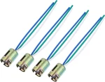 Uxcell 4 Pcs 3 Wires 1157 Bulb Socket Brake Turn Signal Light Harness Led.... Fixed Price $12.84.