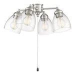 Craftmade 4 Light Universal Kit, Brushed Nickel, Bell - Lk401105-bnk-led. Fixed Price $123.52.