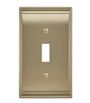 (2-pack) Amerock Gold 1-gang Toggle Wall Plate. Fixed Price $12.47.
