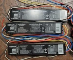Lot Of 3 Osram Sylvania Quicktronic T8 Electronic Ballast Qhe 4x32t8/unv Ish-sc. Fixed Price $35.00.