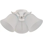 Westinghouse Lighting 77847 3lgt Wht Fros 3 Frosted Ribbed Glass Ceiling Fan. Fixed Price $49.94.