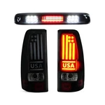 Bomusou Led Tail Light + 3rd Brake Kit Fit For Chevy Silverado 1500 250.... Fixed Price $114.37.