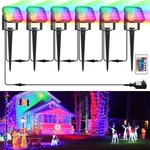 T-sun 6 In 1 Led Rgb Color Changing Spot Light Landscape Lighting For Garden Us. Fixed Price $36.99.