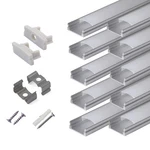Hunhun 10-pack 6.6ft/ 2meter U Shape Led Aluminum Channel System With Milky. Fixed Price $96.33.