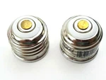 Lot Of 2 Sunlite 50842 E128 Medium To Candelabra Base Adapter Socket 75 Watt. Fixed Price $10.99.
