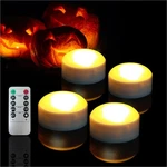 4 Pcs White Led Pumpkin Lights Remote Timer Flickering Flameless Candle. Fixed Price $22.87.