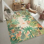 Boho Jungle Animal Print 5 X 7 Area Rugs For Living Room, Soft Yellow Rug For.... Fixed Price $83.88.
