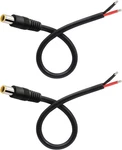 Gintooyun 2 Pcs Dc7909 Power Pigtails Cable, 12v Dc 8mm Male Plug To Bare Wire O. Fixed Price $12.78.