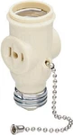 Pass & Seymour 1406icc10 Ivory Light Bulb Socket Adapters W Pull Chain - 10 Pack. Fixed Price $56.97.