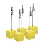 Patikil Place Card Holder, 5 Pack Memo Clip Holder Stand With Yellow. Fixed Price $20.21.