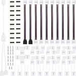 5 Pin 10 Mm Led Strip Connector Kit Includes 8 Types Of Solderless .... Fixed Price $29.64.