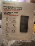 Honeywell 42136 Universal Ceiling Fan Remote With Receiver Factory Sealed. Fixed Price $21.95.