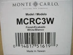 Monte Carlo Mcrc3w Wall Mount Transmitter 120 Vac 1a 300w Fan/light Controller. Fixed Price $45.00.