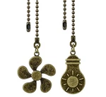 Akahttbn Ceiling Fan Pull Chain Extension, 12 Inches Decorative Bronze. Fixed Price $10.19.