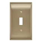 Amerock Gold 1-gang Toggle Wall Plate (1-pack). Fixed Price $8.99.