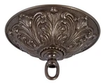B&p Lamp Antique Bronze Finish Cast Brass Screw Collar Canopy Kit. Fixed Price $124.58.