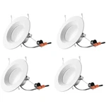 Elegant Lighting Rn61527rf-4pk 6" Light Led Retrofit Ceiling - White. Fixed Price $23.41.